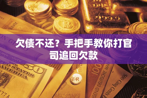 武汉欠债不还？手把手教你打官司追回欠款