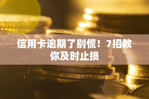 武汉信用卡逾期了别慌！7招教你及时止损