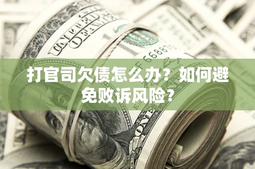 武汉打官司欠债怎么办？如何避免败诉风险？
