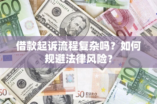 武汉借款起诉流程复杂吗？如何规避法律风险？