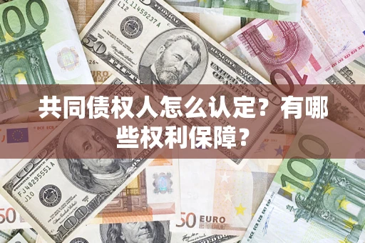 武汉共同债权人怎么认定？有哪些权利保障？