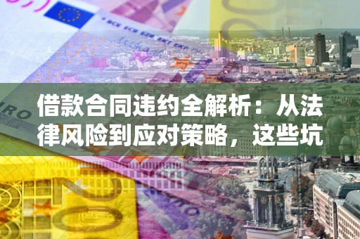 武汉借款合同违约全解析：从法律风险到应对策略，这些坑别再踩！