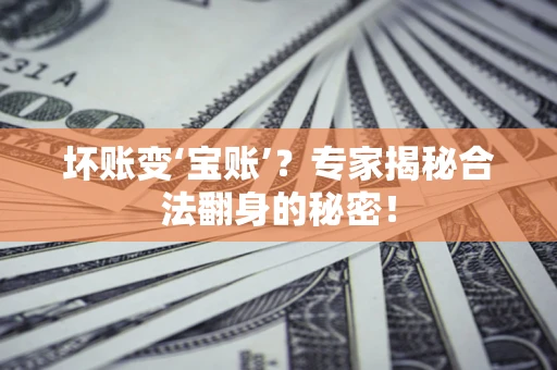 武汉坏账变‘宝账’？专家揭秘合法翻身的秘密！