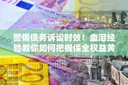 武汉警惕债务诉讼时效！血泪经验教你如何把握保全权益黄金期