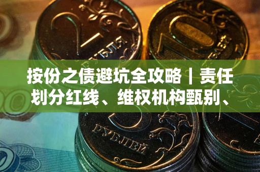 武汉按份之债避坑全攻略｜责任划分红线、维权机构甄别、纠纷处理全流程拆解