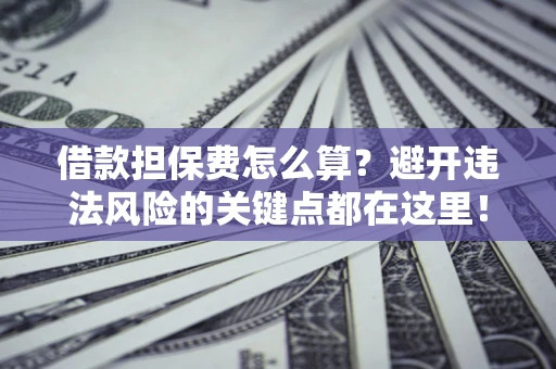 武汉借款担保费怎么算？避开违法风险的关键点都在这里！