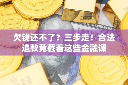 武汉欠钱还不了？三步走！合法追款竟藏着这些金融课