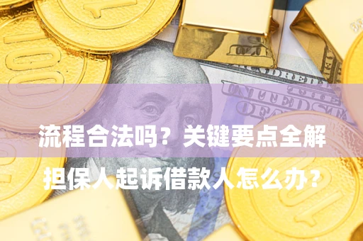 武汉

担保人起诉借款人怎么办？流程合法吗？关键要点全解析