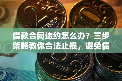武汉借款合同违约怎么办？三步策略教你合法止损，避免债务危机升级