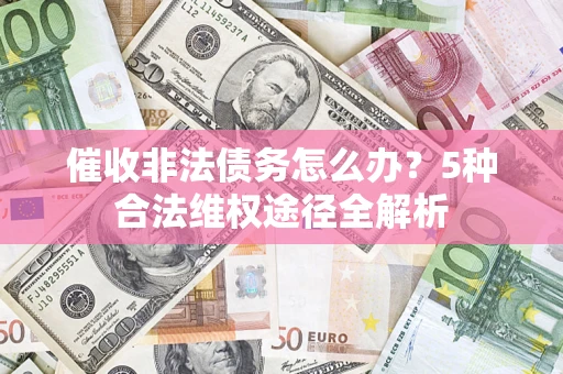 武汉催收非法债务怎么办？5种合法维权途径全解析